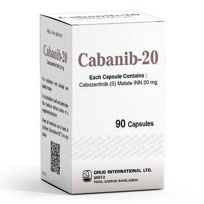 Beacon  Cabozantinib XL-184 Cabozanix  60mg*30 tablets Kidney cancer, thyroid cancer, liver cancer, soft tissue sarcoma, non-small cell lung cancer, prostate cancer, breast cancer, ovarian cancer,