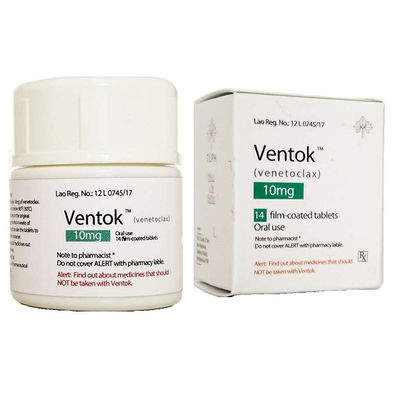 ซื้อ Tlph, Everest, AbbVieVenetoclax ABT-199Ventok 100mg*112 เม็ด สำหรับโรคมะเร็งเม็ดเลือดขาว, มะเร็งต่อมน้ำเหลือง ระยะที่ 1 2 3 online manufacture