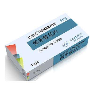 FGFR2 Pemigatinib 9mg 14 Capsules For Intrahepatic Cholangiocarcinoma