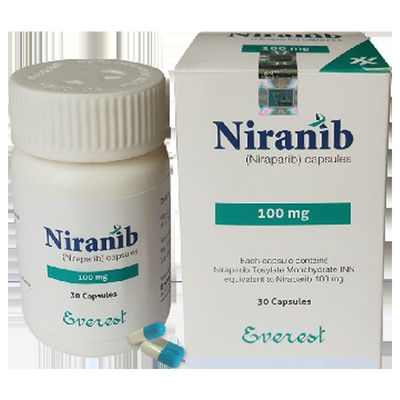 ซื้อ 100 มิลลิกรัม Niraparib Niranib การรักษามะเร็งกระเพาะอาหาร PARP-1,2 เป้าหมาย online manufacture