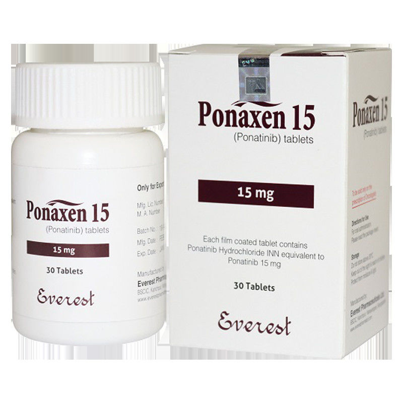 Everest Ponatinib Ponaxen 15mg*30 tablets Myeloid leukemia, lymphocytic leukemiafor stage 1 2 3 cancer