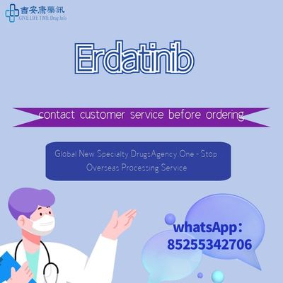 Janssen Erdafitinib Balversa 4mg*56 เม็ด มะเร็งไข้ปัสสาวะ มะเร็งเส้นเลือดขอดสําหรับมะเร็งในระยะที่ 1 2 3