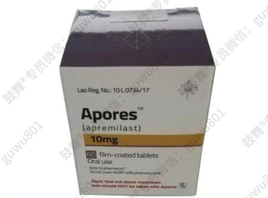 Tlph Apremilast_ Apores10mg*60 เม็ด/ขวด (กล่อง) โรคสะเก็ดเงิน, ข้ออักเสบสะเก็ดเงินใช้ได้ในระหว่างการรักษาด้วยยานี้